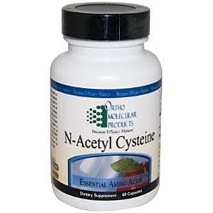 Ortho Molecular Product N-Acetyl Cysteine Supplement - 60 Capsules