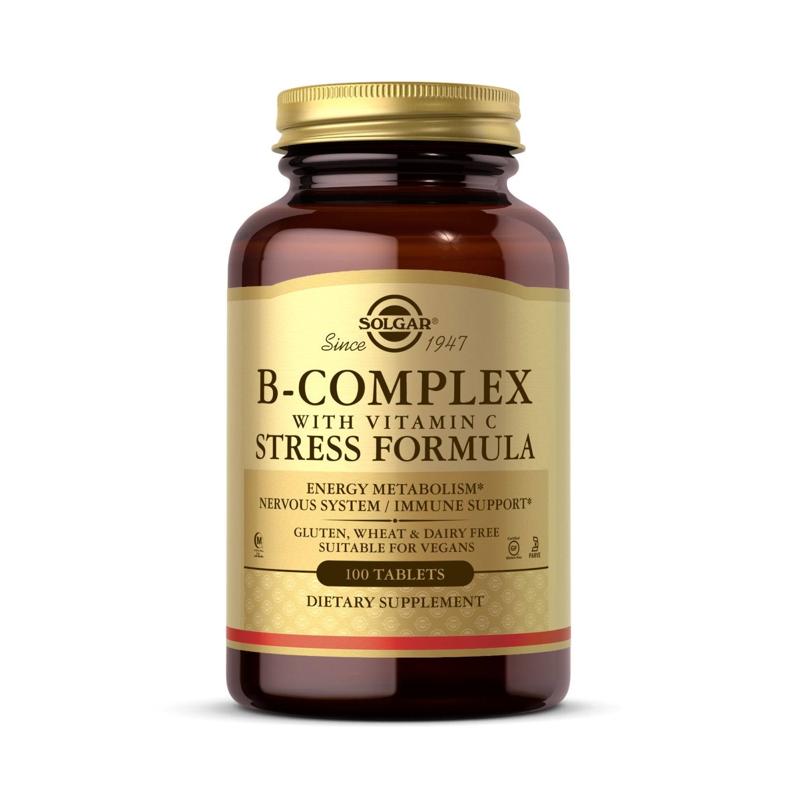 Solgar B-Complex with Vitamin C Stress Formula - 250 Tablets