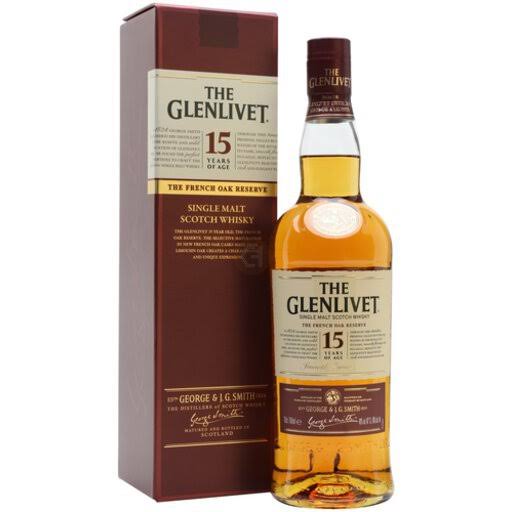 The Glenlivet Single Malt Scotch Whisky 15 Year Old 50ml