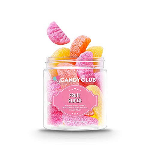 Candy Club Gourmet Fruit Slices, Non-GMO, Sweet Citrus Gummies for Gif