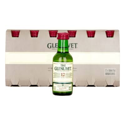 Glenlivet Single Malt Scotch Whisky - 50ml