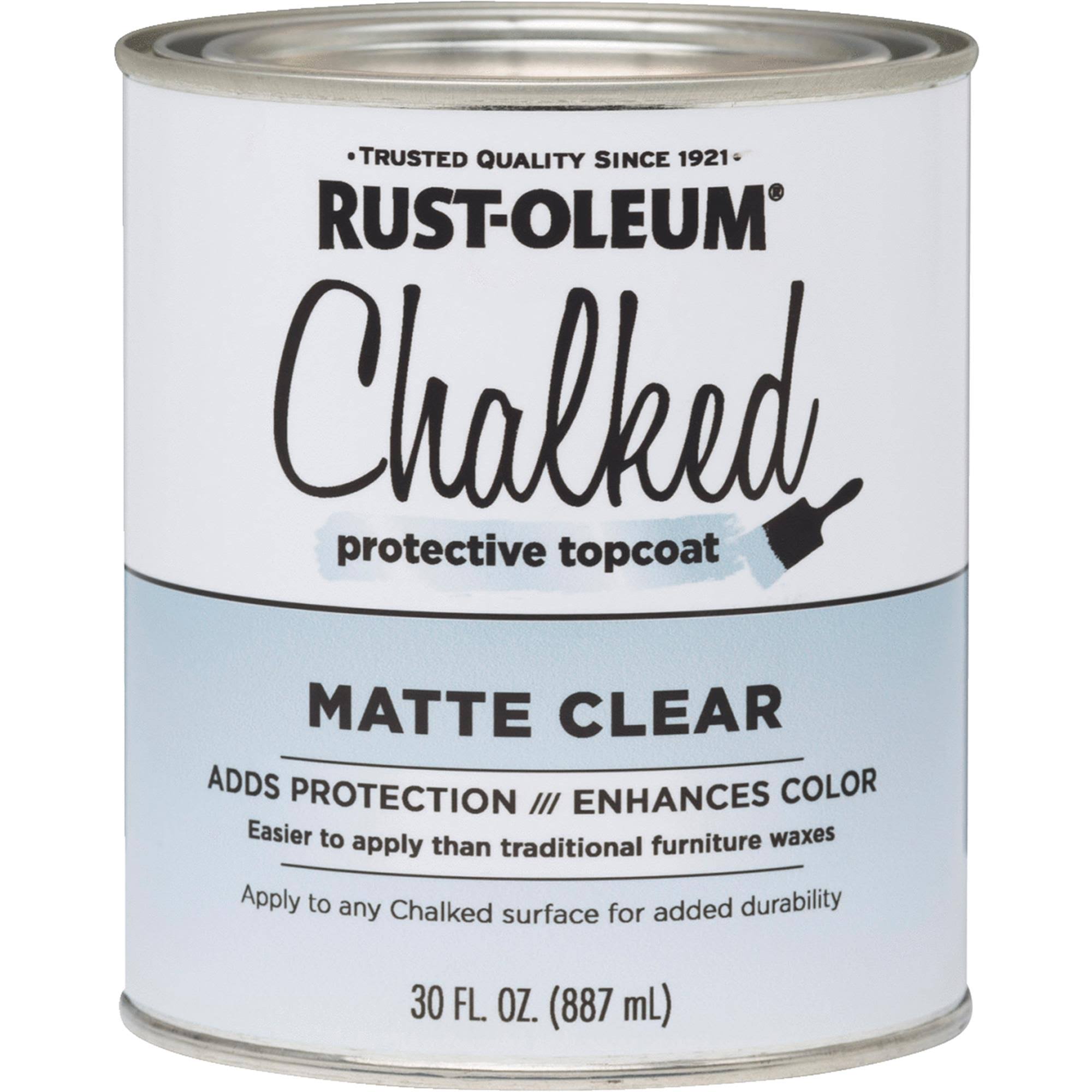 Rust-Oleum Ultra-Matte Interior Chalked Paint - Topcoat, 30oz