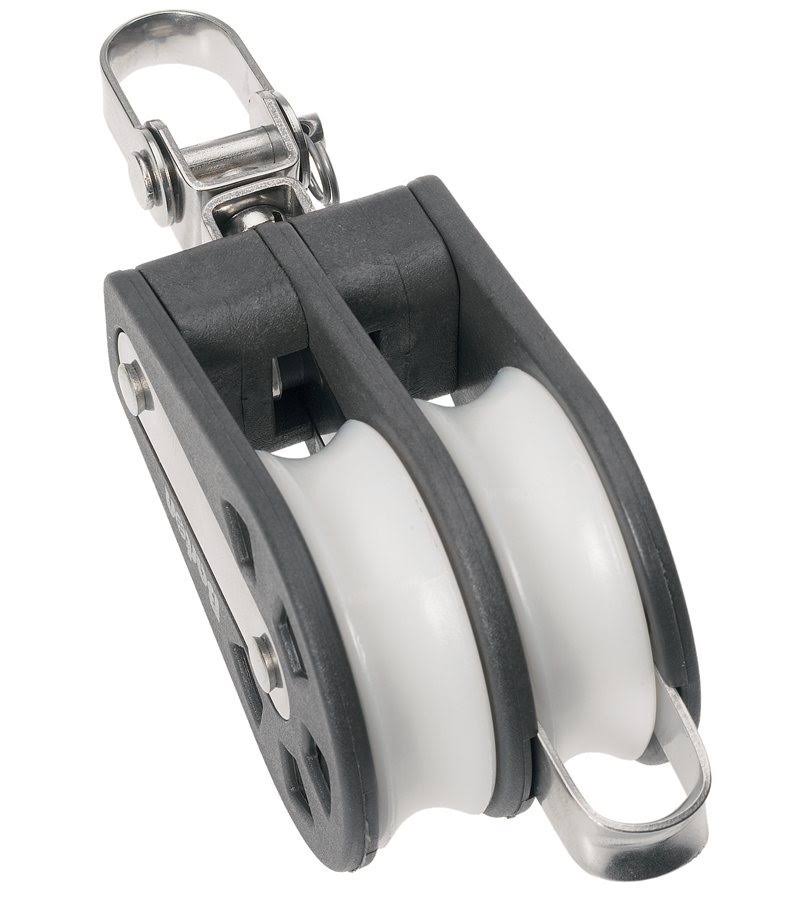 Barton Marine Size 3 Double Swivel with Becket 45mm Block 03231