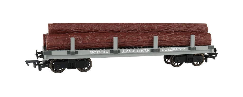Thomas & Friends - Sodor Logging Company Flat Wagon with Logs - HO Scale