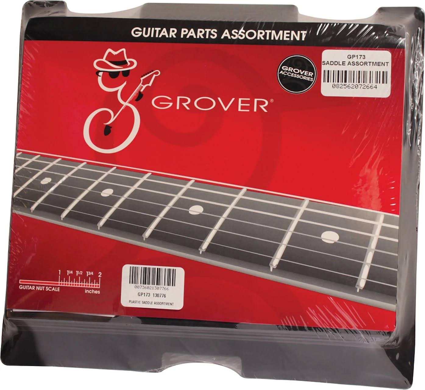 Grover Guitar Bridge Saddle - Assortment, 24 X 6 Sizes