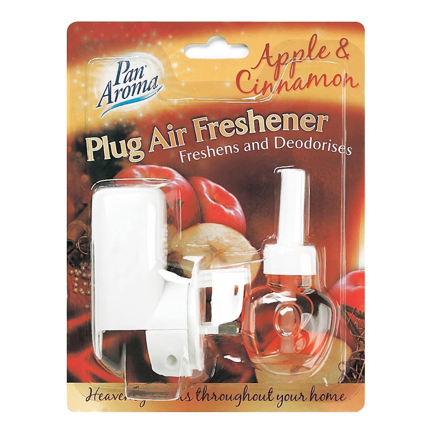 Pan Aroma Plug in Air Fresheners with Liquid Refill - Apple and Cinnamon