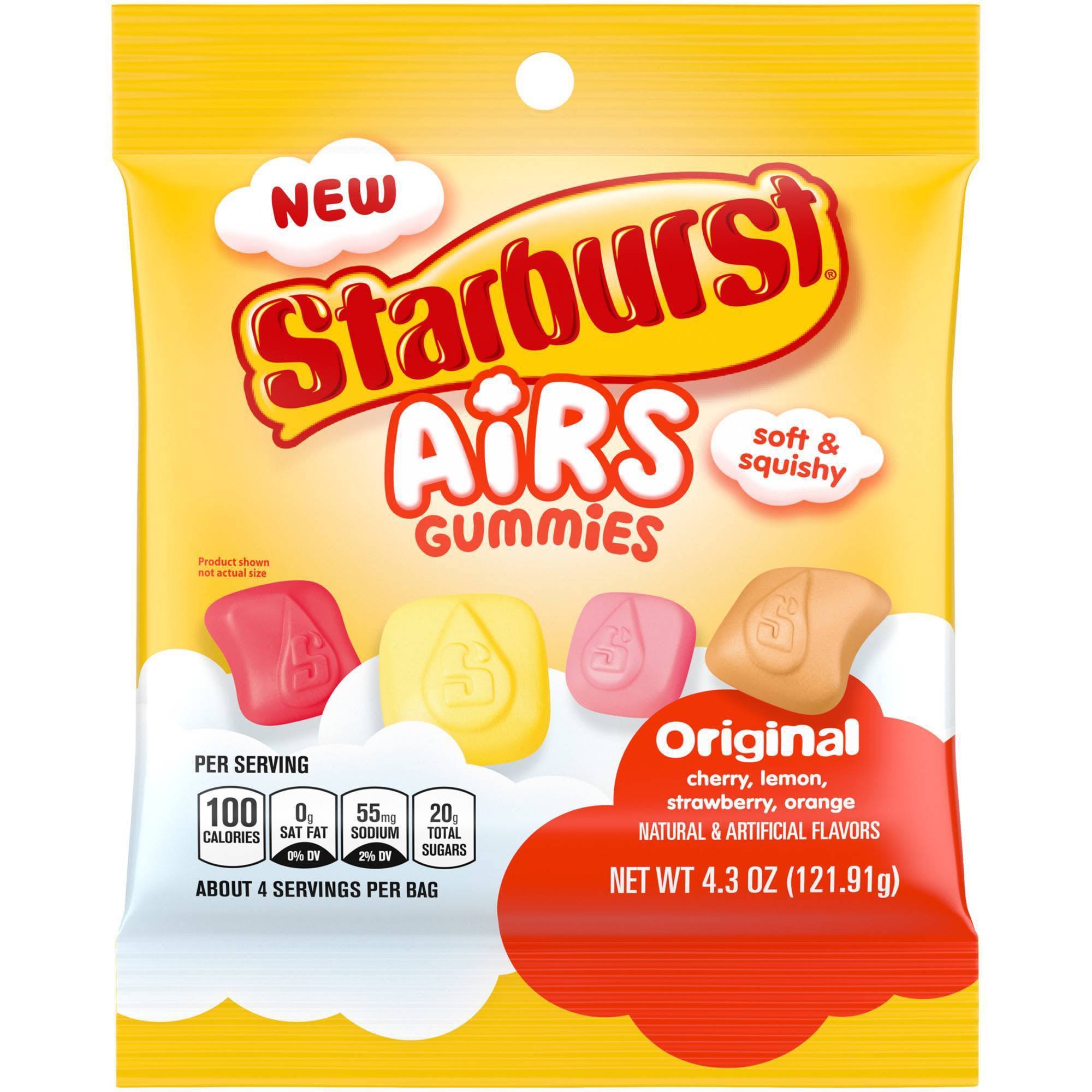 Starburst Airs Gummies, Original - 4.3 oz