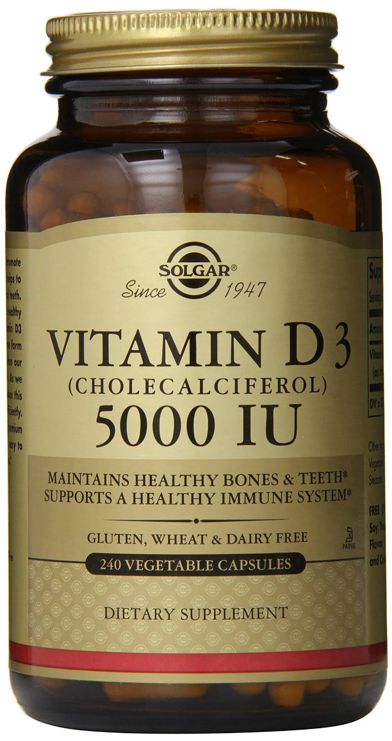 Solgar Vitamin D3 Cholecalciferol 5000 IU - 240ct