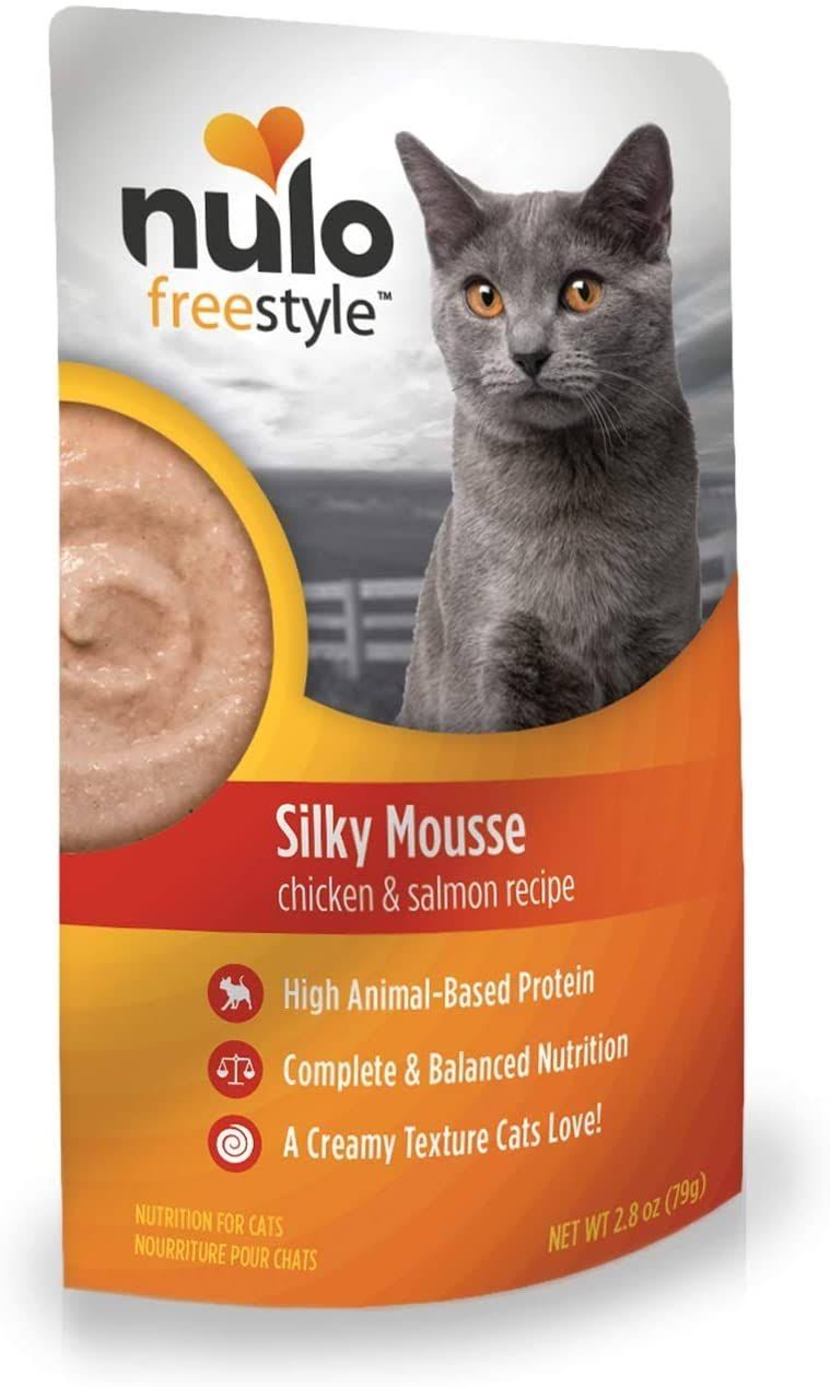 Nulo Freestyle Cat Silky Mousse, Chicken & Salmon, 2.8-oz Pouch