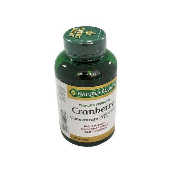 Nature's Bounty Natural Cranberry Fruit Concentrate Dietary Supplement - 100ct