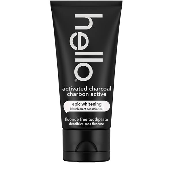 hello Activated Charcoal Fluoride Free Toothpaste - 82 ml