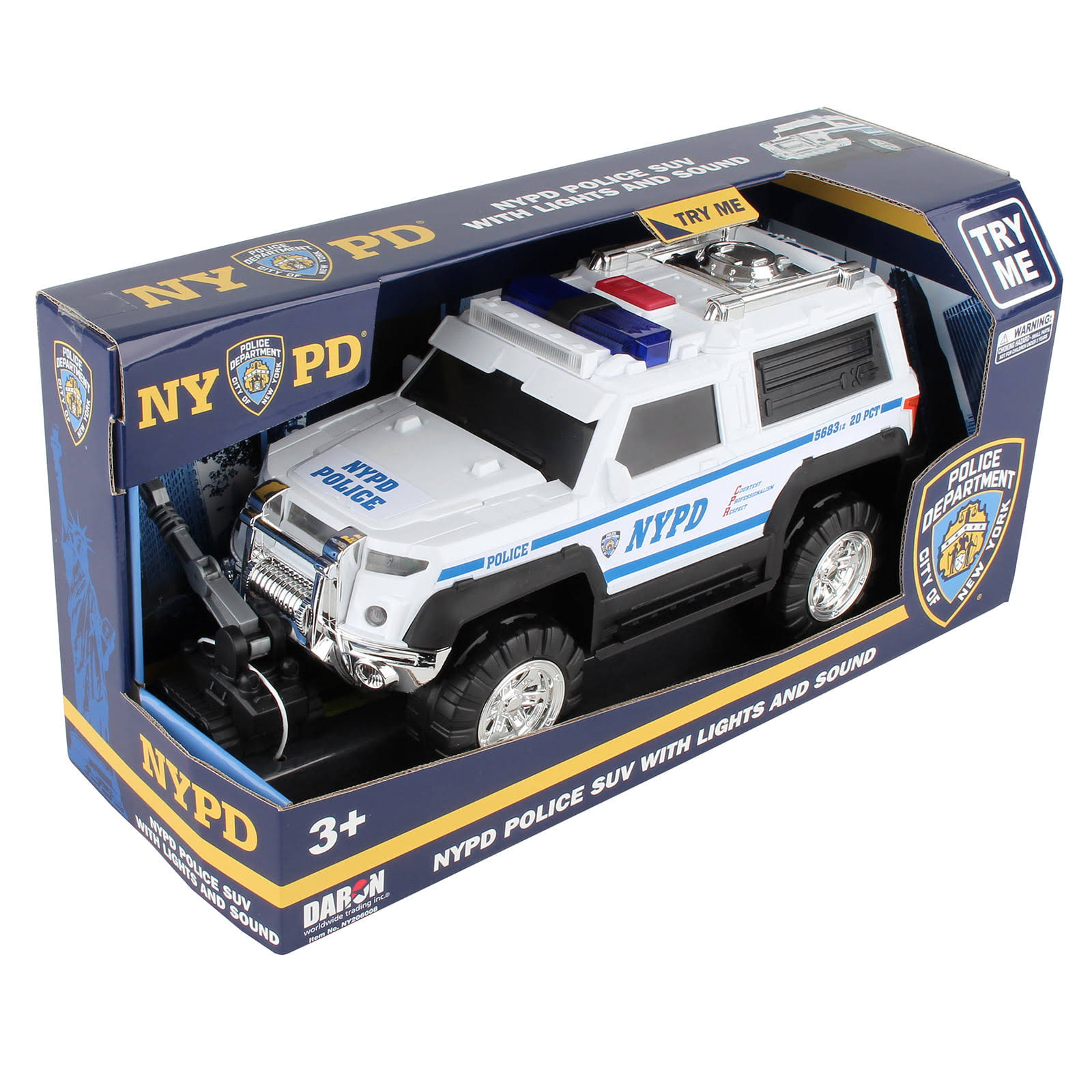 Daron Ny206008 NYPD SUV w/Lights Sound