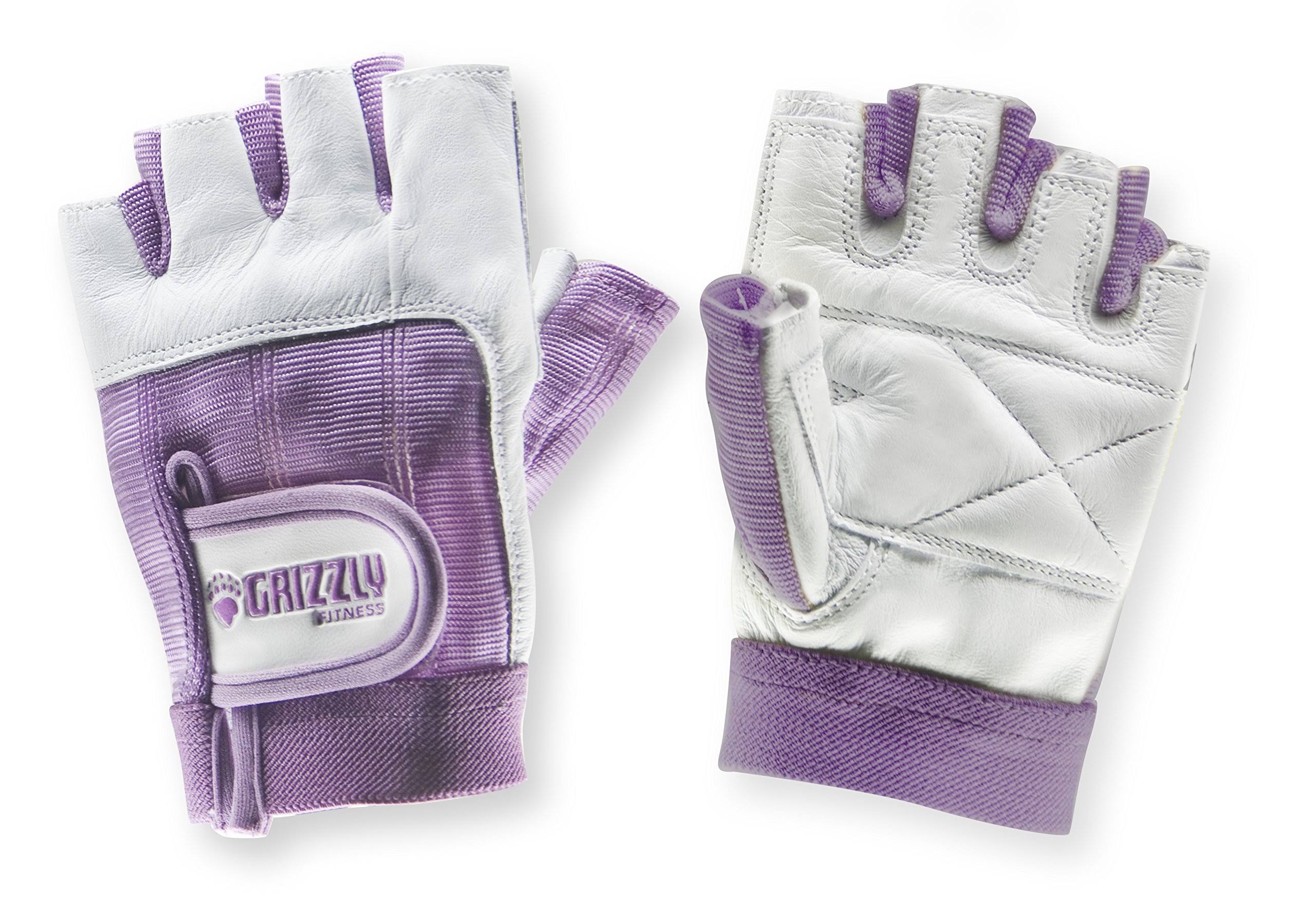 Womens Grizzly Paw Gloves, Purple