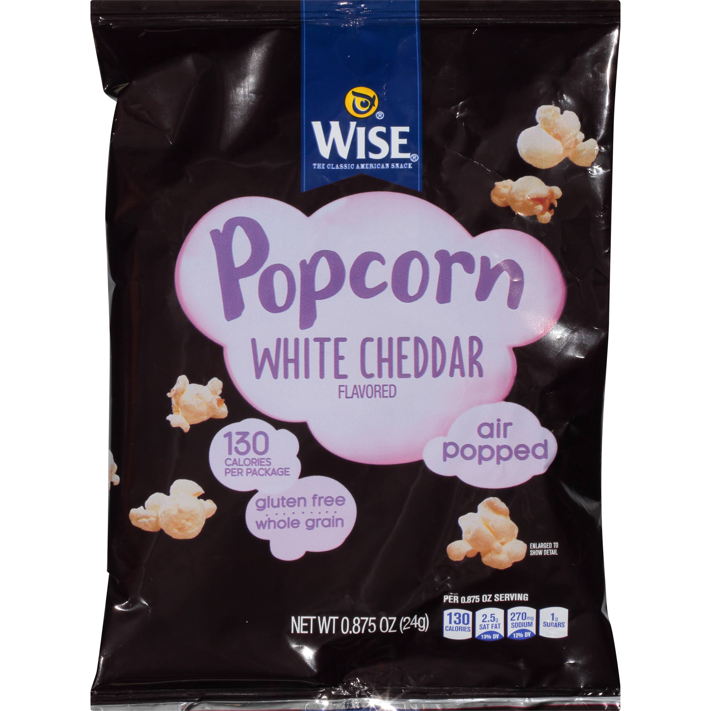 Wise White Cheddar Flavored Air Popped Popcorn