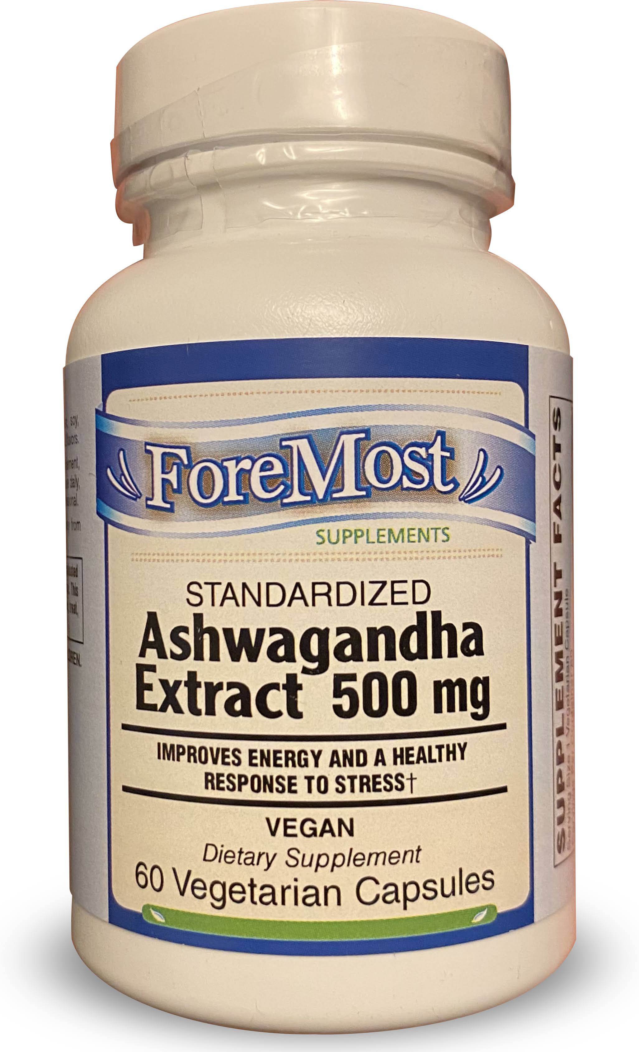 Ashwagandha Extract 500 mg, 60 Vcap