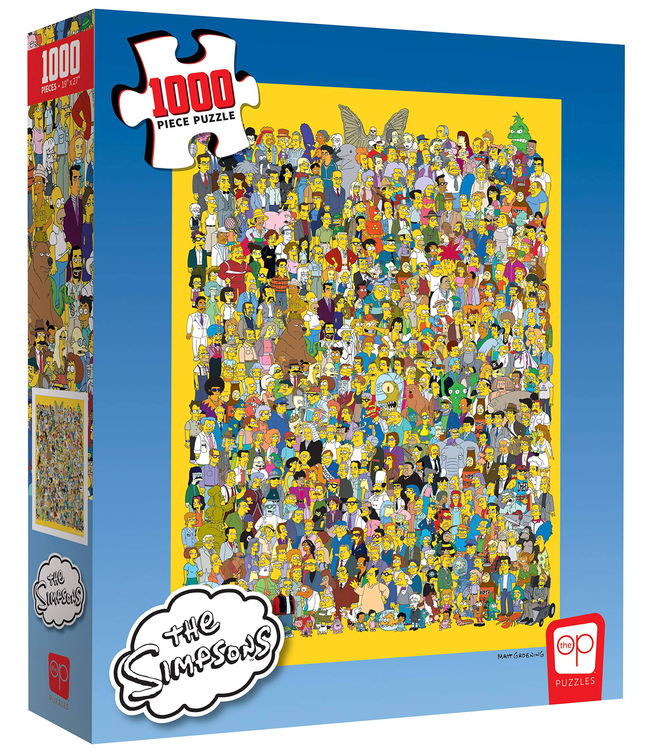 The Simpsons Cast of Thousands 1000 piece Puzzle