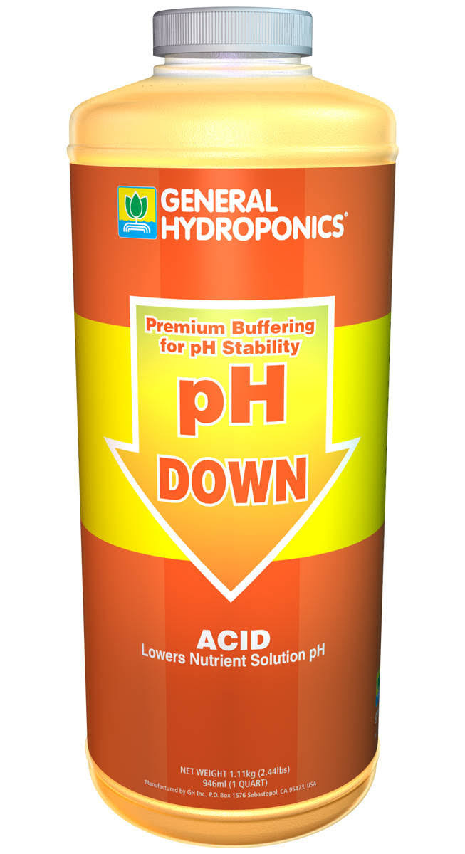 General hydroponics Ph Down Liquid Fertilizer