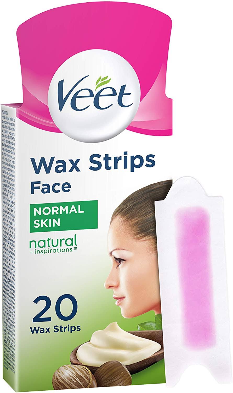 Veet Natural Inspirations Face Precision Wax Strips - 20pcs