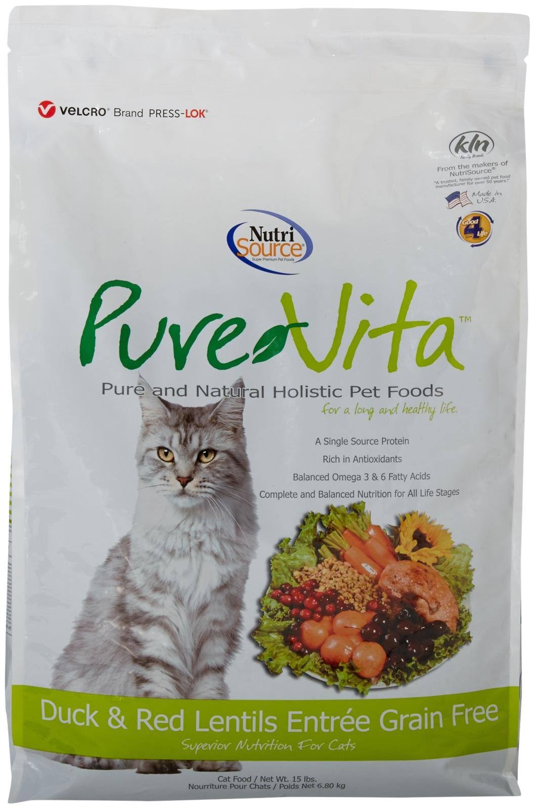 Tuffy's Pet Foods Pure Vita Grain Free Cat Food - Duck & Lentils