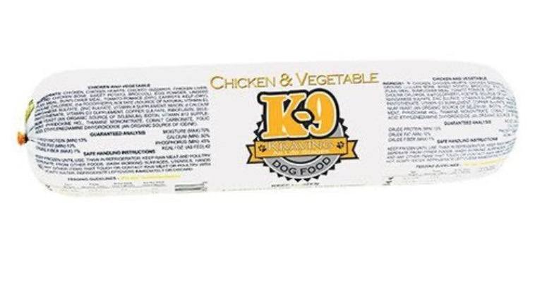 K-9 Kraving Chicken & Vegetable 5 lb. Roll