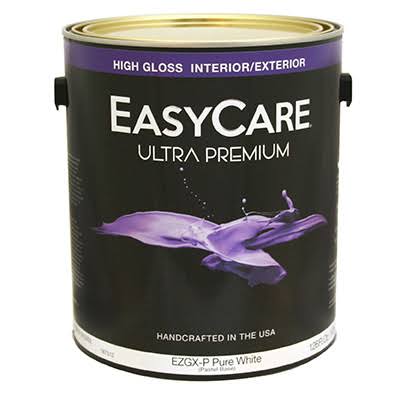 Easycare Ultra Premium Interior/Exterior High Gloss Finish, Pastel Base, Ezgx-p, Pure White, Gallon, 4 PK, True Value, EZGXP-GL