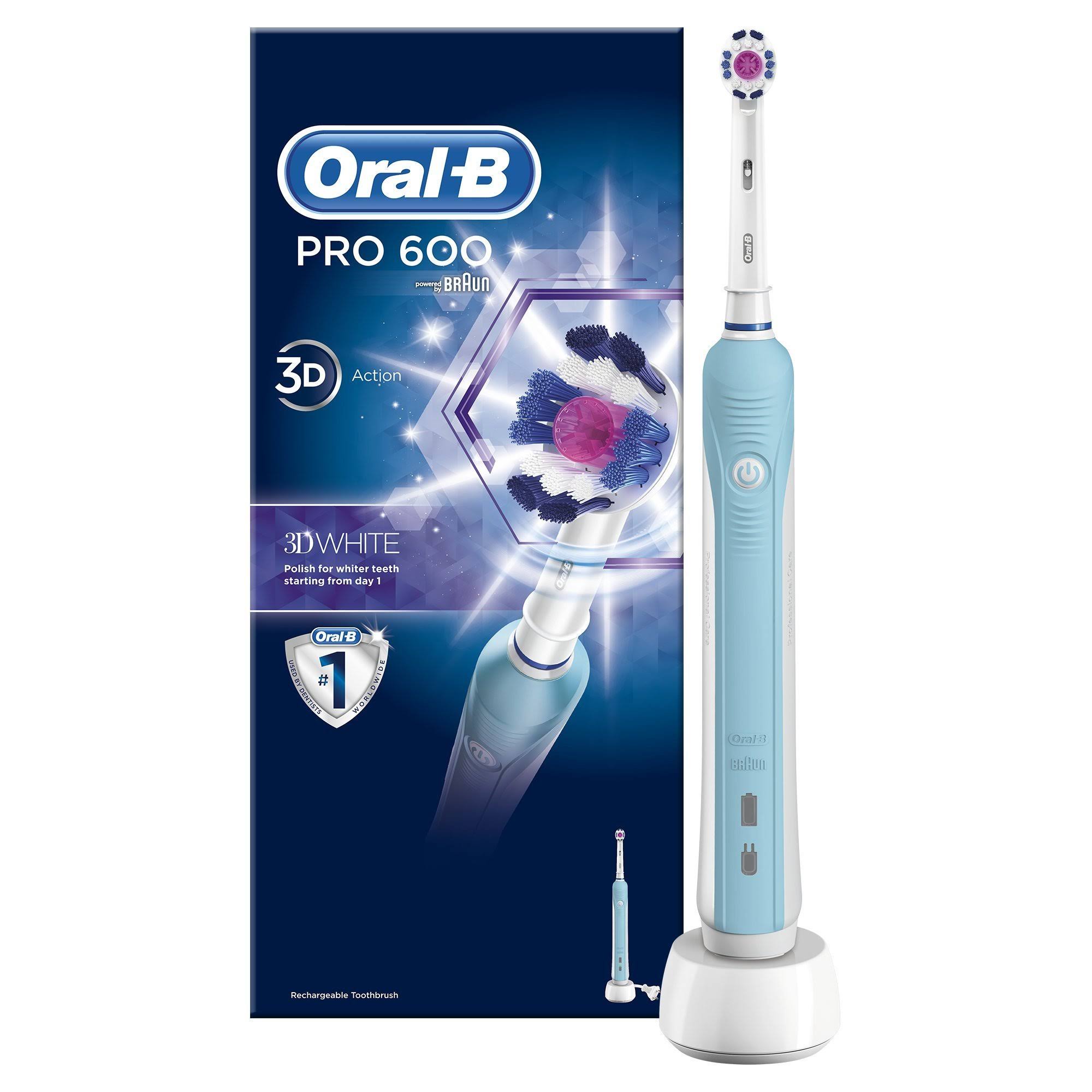 Braun Oral-B PRO 600 3DWhite Electric Toothbrush