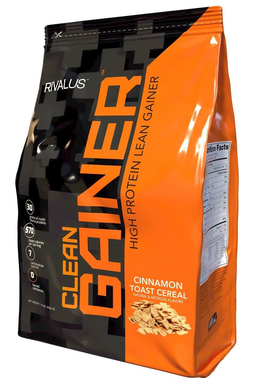 Rivalus Clean Gainer - 10lbs Cinnamon Toast Cereal