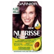 Garnier Nutrisse Permanent Hair Dye - 4.26 Deep Burgundy Red