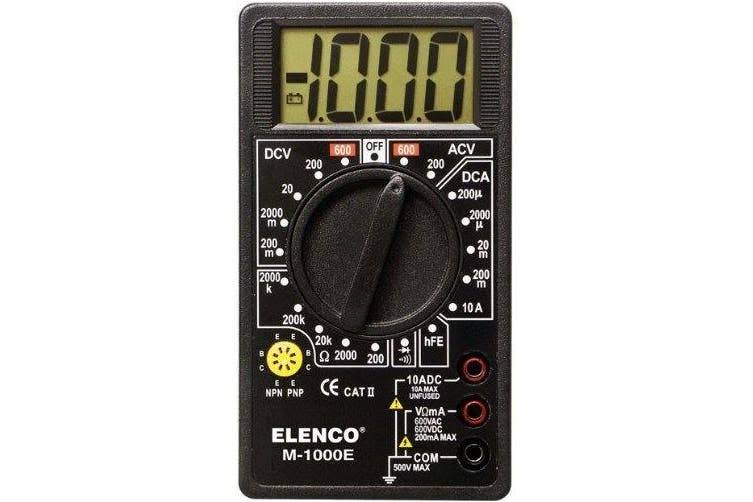 Elenco M-1000E Compact Digital Multimeter