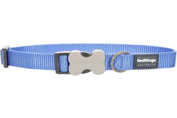 Red Dingo Classic Dog Collar - Blue, Small