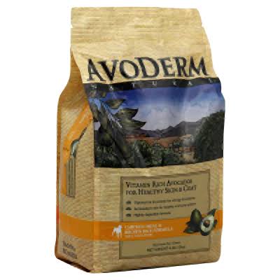 AvoDerm Natural Adult Dog Food - Chicken Meal and Brown Rice, 4.4lb