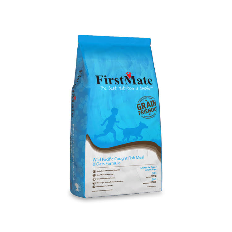 Firstmate Pet Foods Dog Food - Wild Pacific Caught Fish meal and Oats Formula, 5lbs