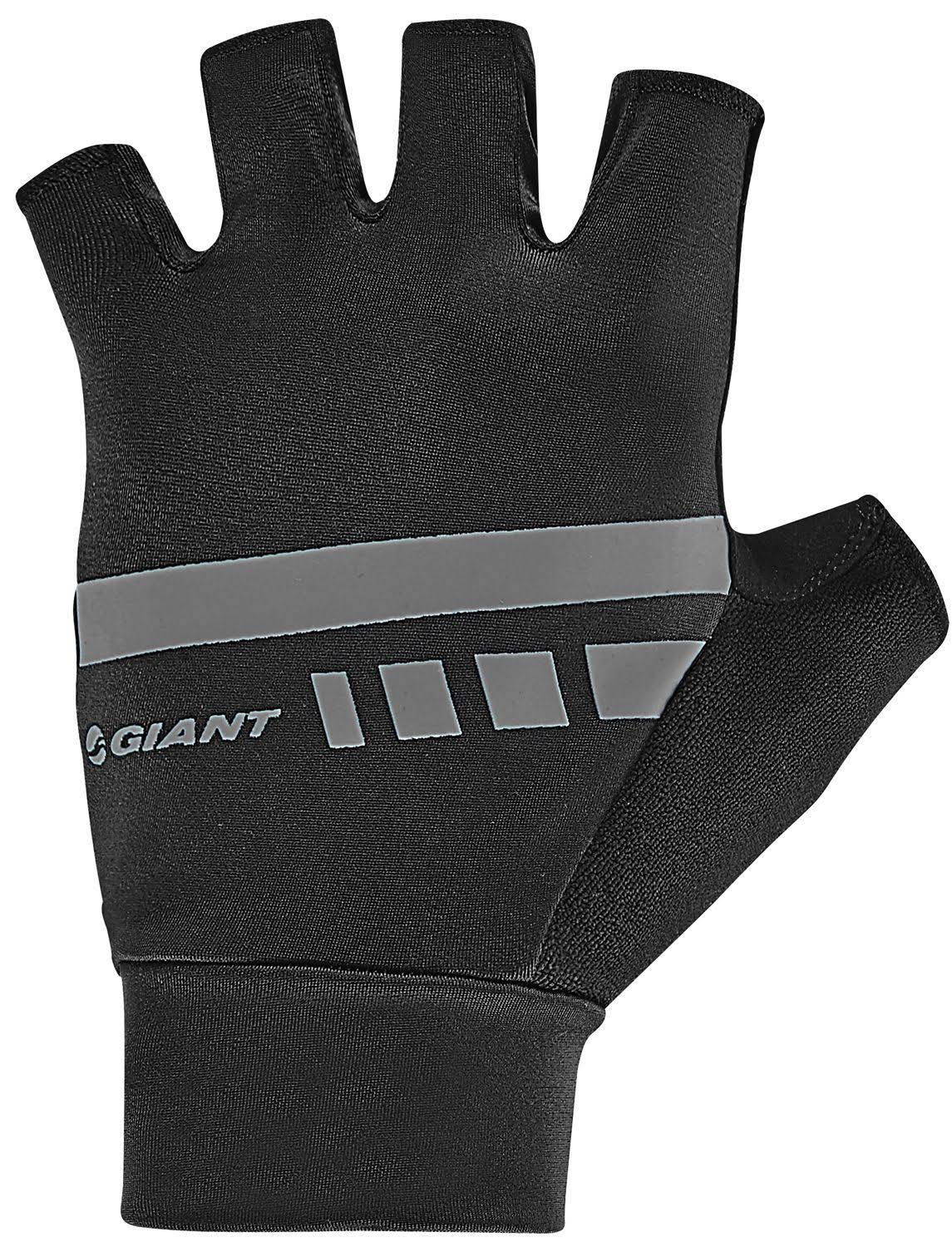Giant Podium Short Finger Cycling Gloves Black/Grey (E19)