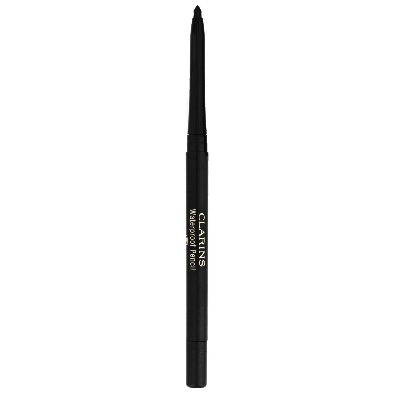 Clarins Waterproof Eye Pencil - 01 Black Tulip, 0.29g