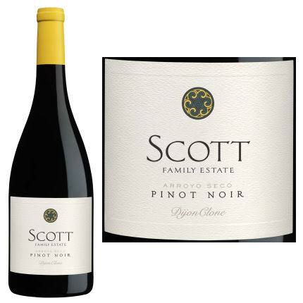 Scott Pinot Noir, California (Vintage Varies) - 750 ml bottle