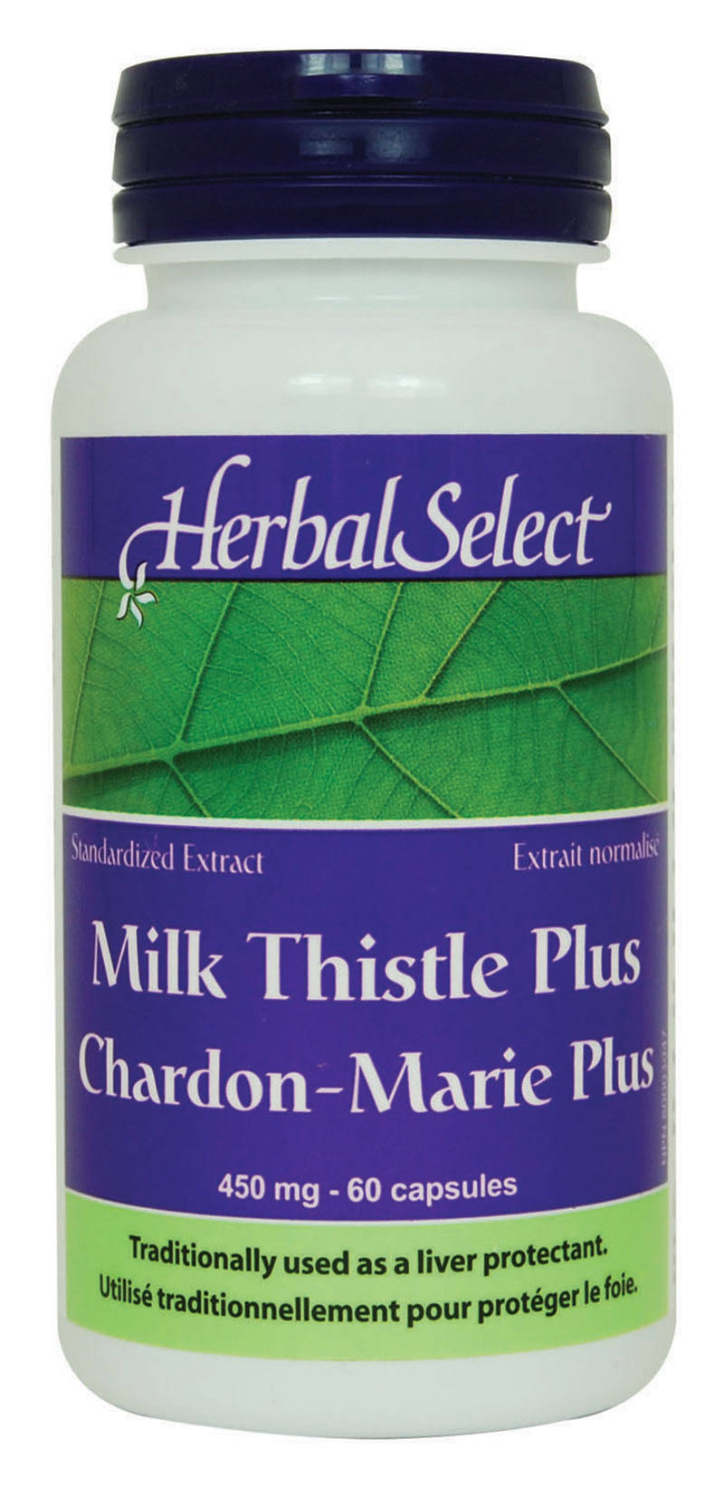 Herbal Select Milk Thistle Plus Supplement - 60 Capsules