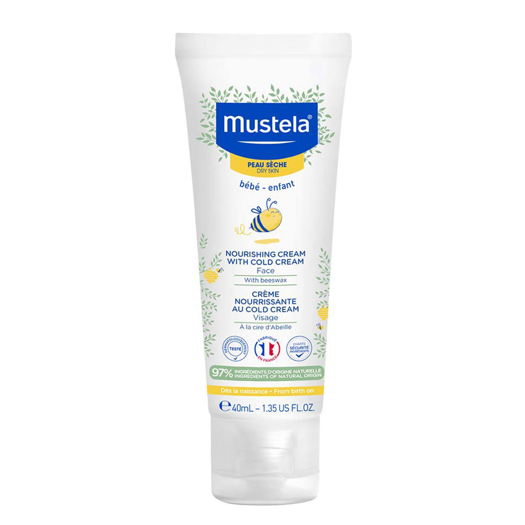 Mustela Nourishing Cream - with Cold Cream, 40ml