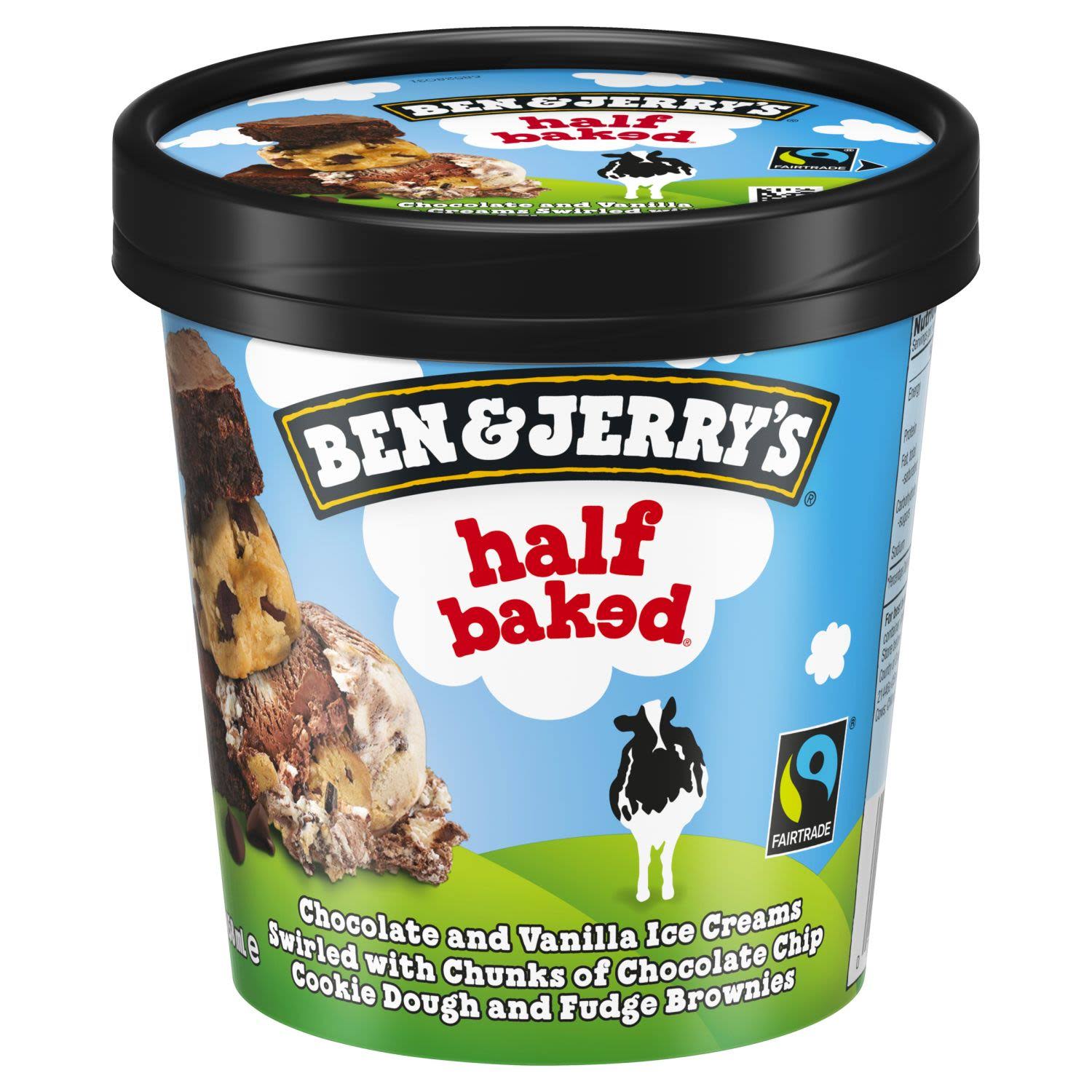 Ben & Jerry's Half Baked Ice Cream - Chocolate & Vanilla
