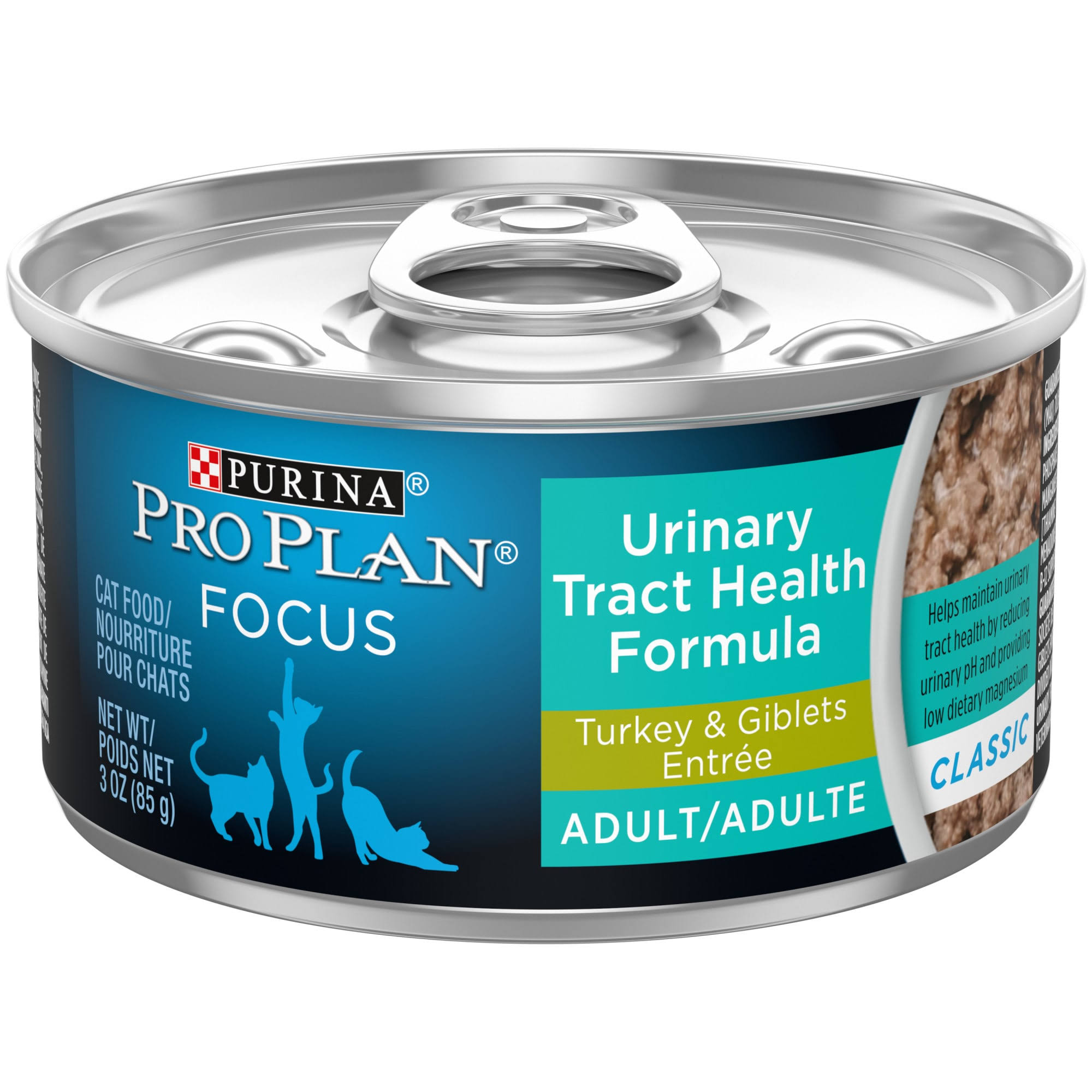Purina Pro Plan Focus Adult Urinary Tract Health Formula Cat Food - Turkey and Giblets Entree, 24pk, 3oz