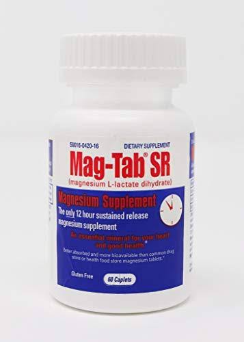Mag-Tab SR Magnesium Supplement - 60 Caplets