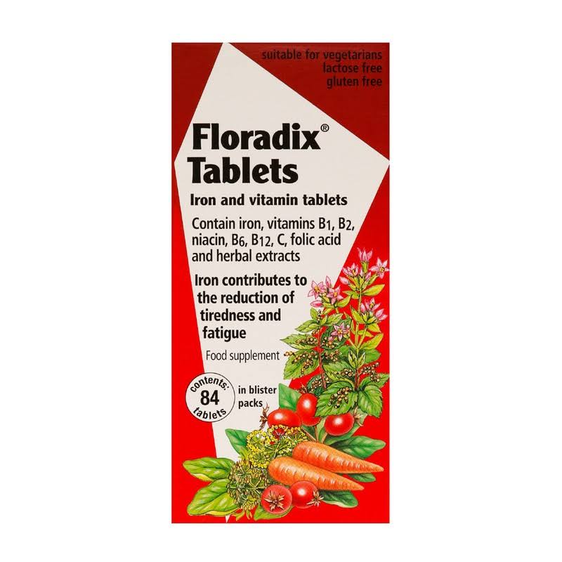 Floradix Iron 84 Tablets