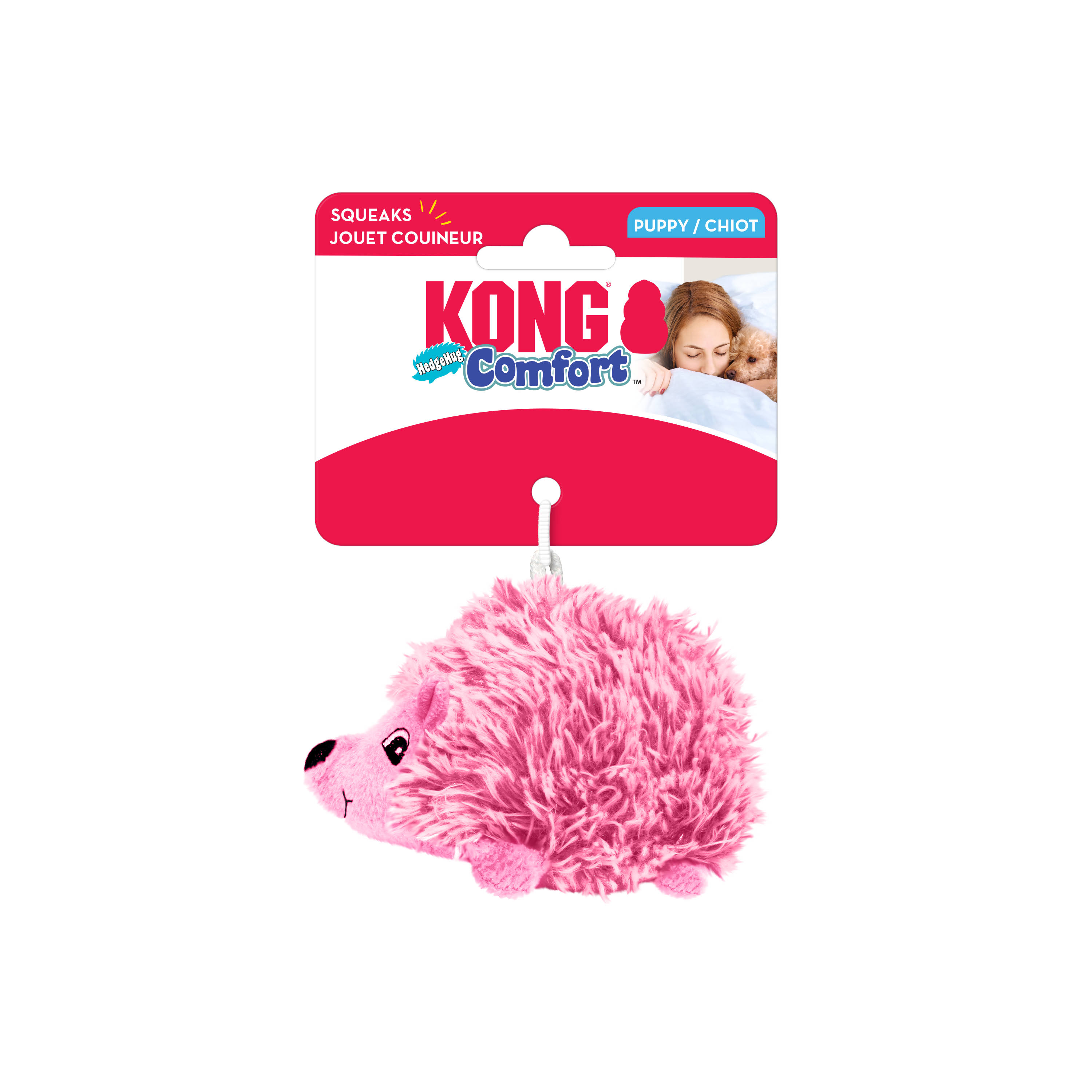 Kong Comfort HedgeHug Puppy Dog Toy Small