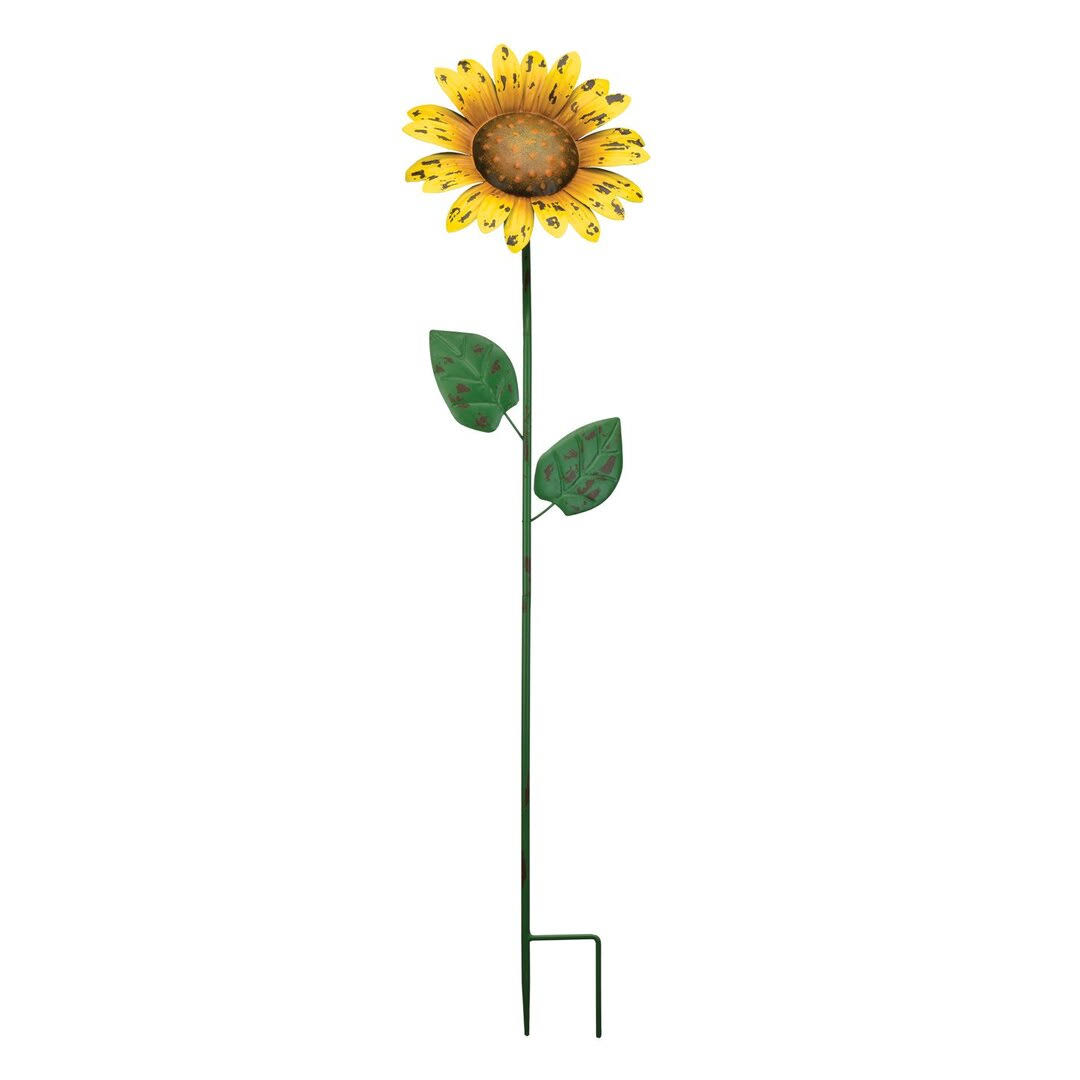 Regal Art & Gift 36" Rustic Sunflower Flower Stake