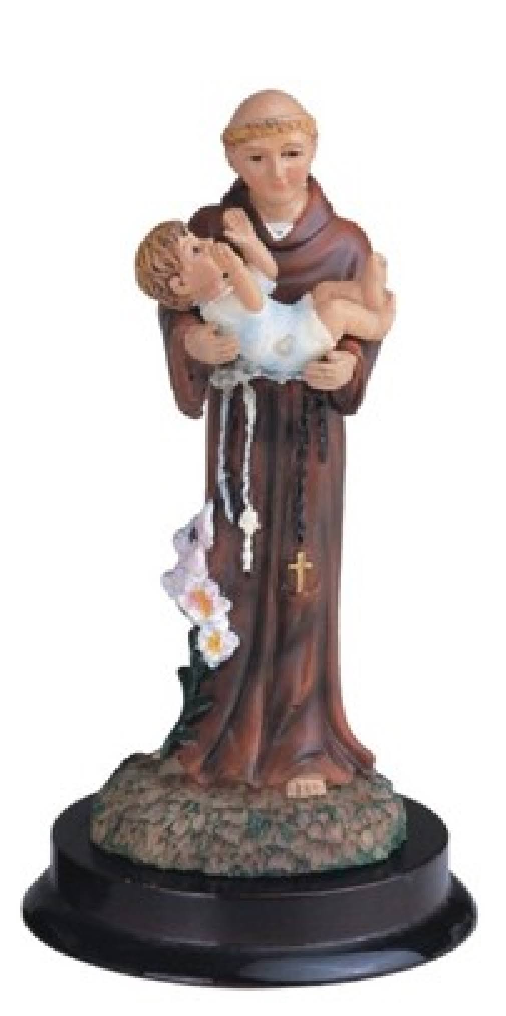 Stealstreet Saint Anthony Holy Figurine Religious Statue Decor, 5"