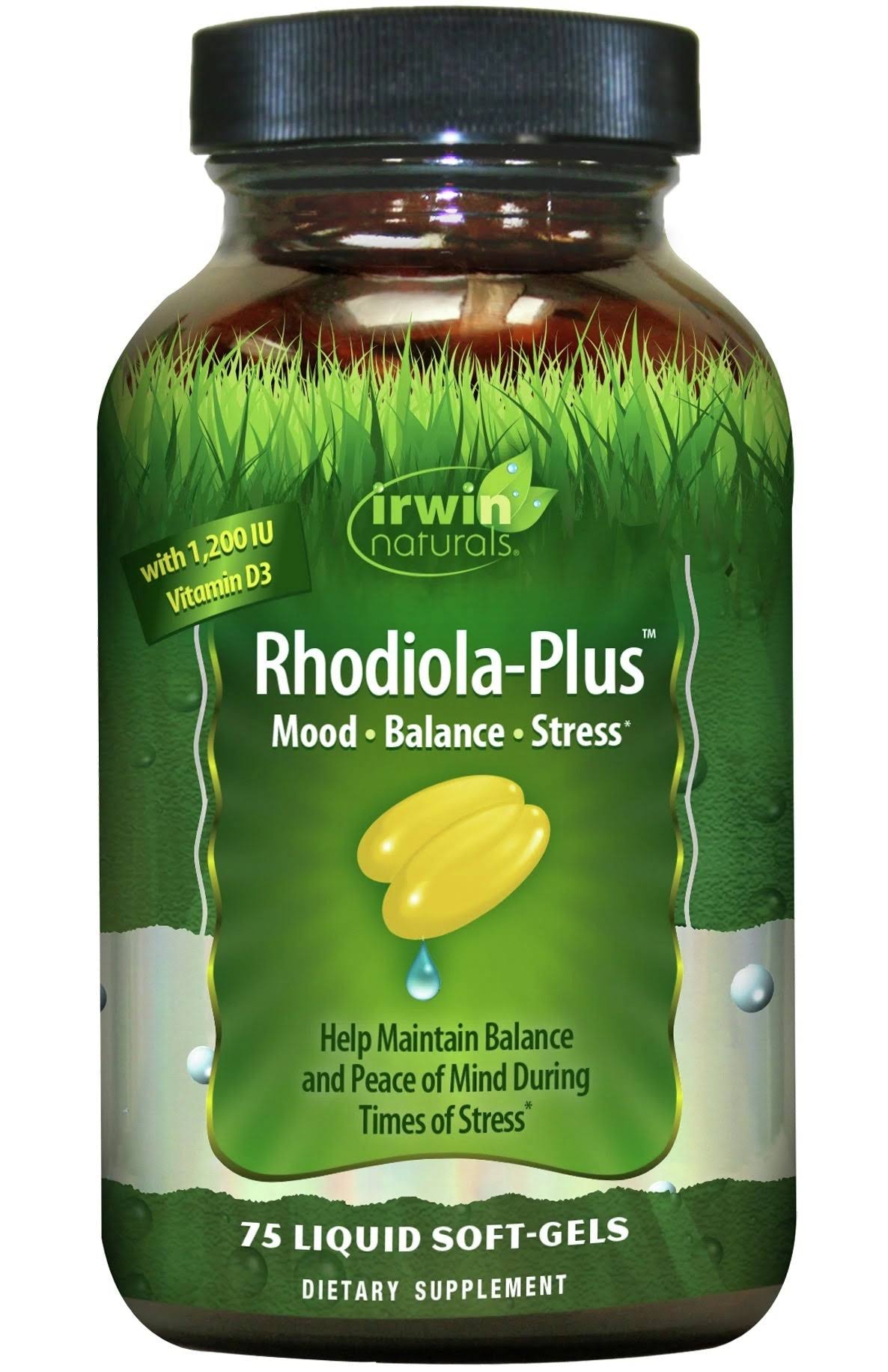 Irwin Naturals Rhodiola Plus 75 Softgels