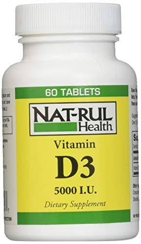 Natrul Health Vitamin D 5000 I. u Tablets - 60ct