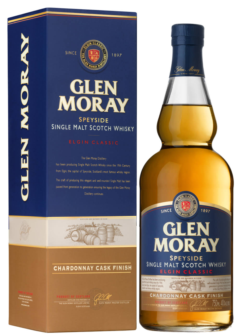 Glen Moray Chardonnay Cask Finish Scotch (750ml)