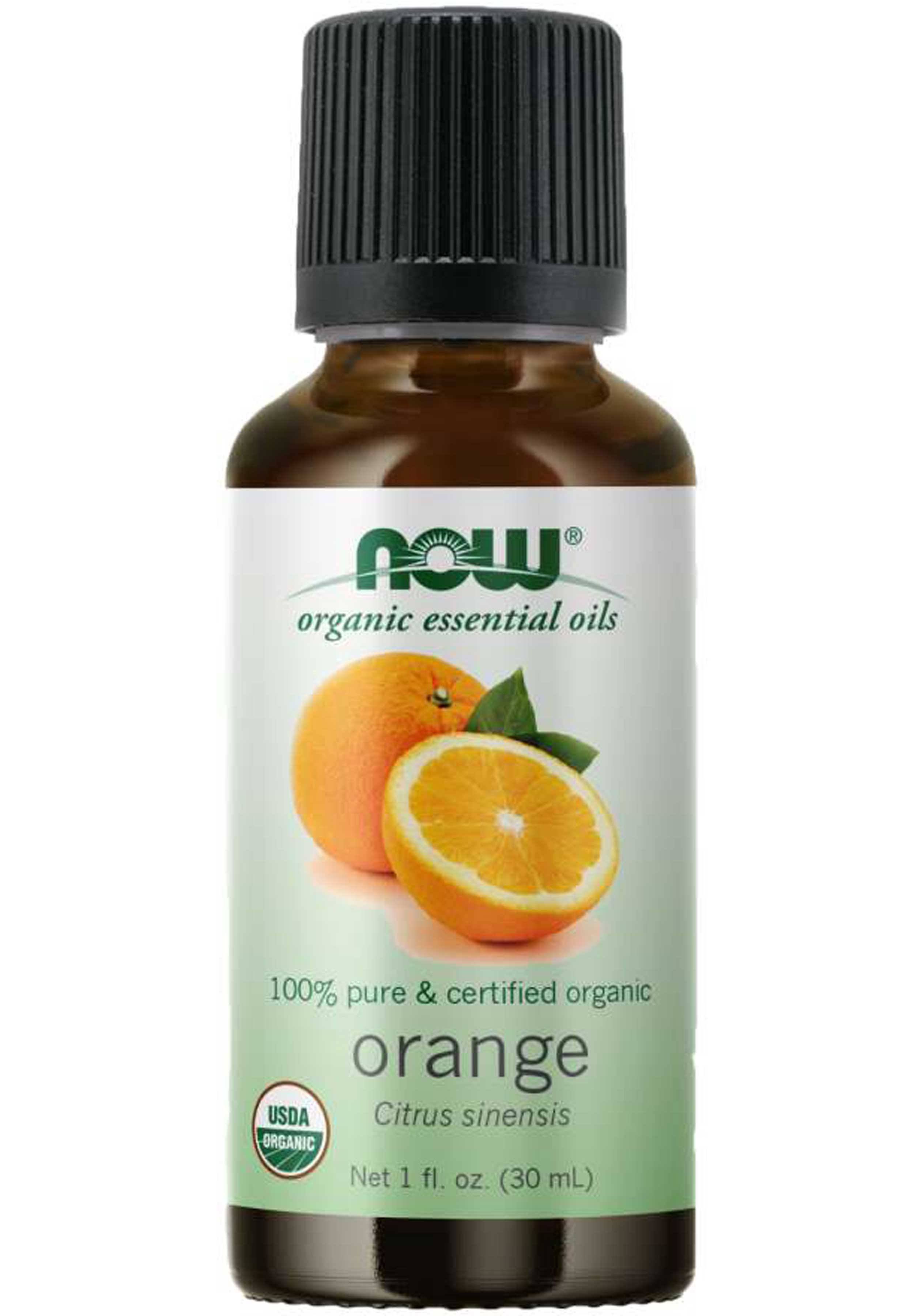 Now Foods Essential Oils Organic Oil - Orange, 30ml