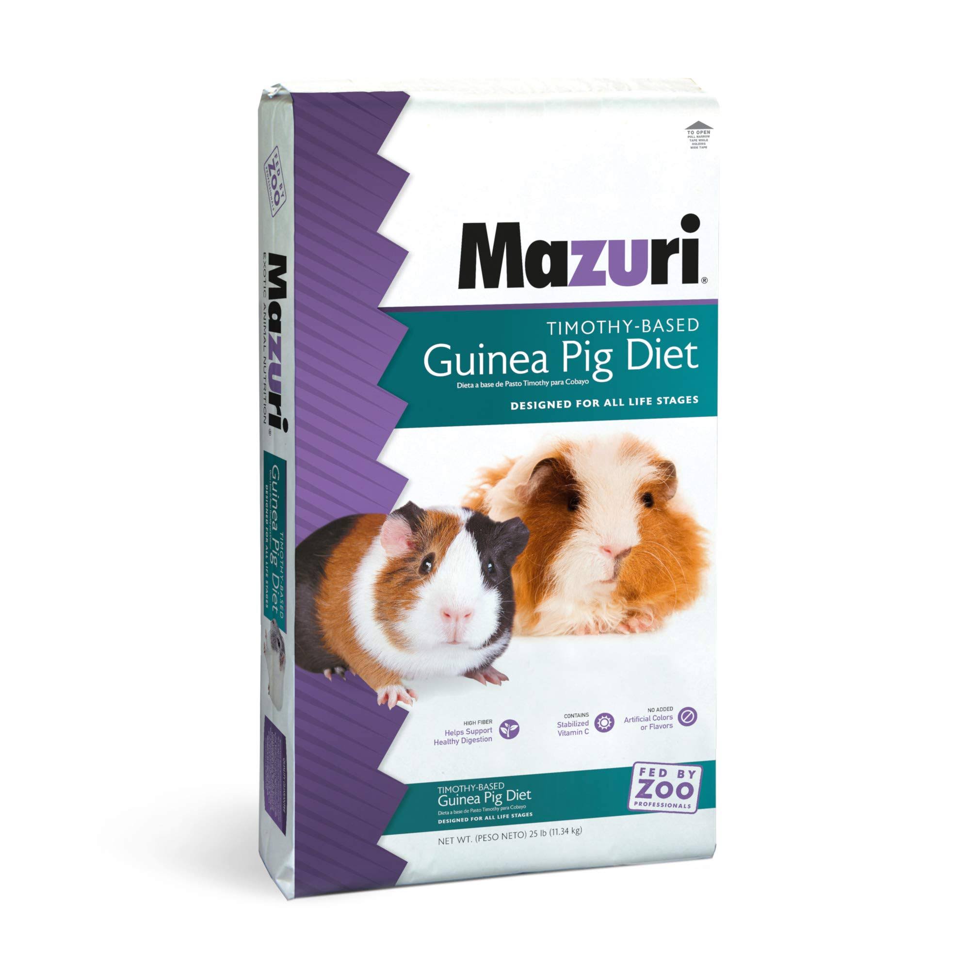 Pmi Nutrition Mazuri Guinea Pig Food - 25lbs