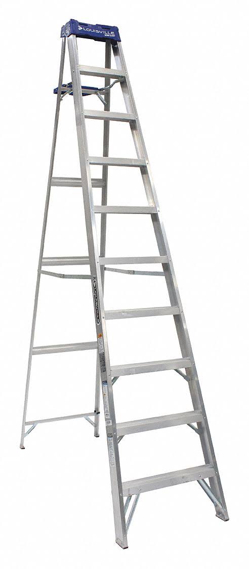 Louisville As2110 Aluminum Step Ladder - 10'